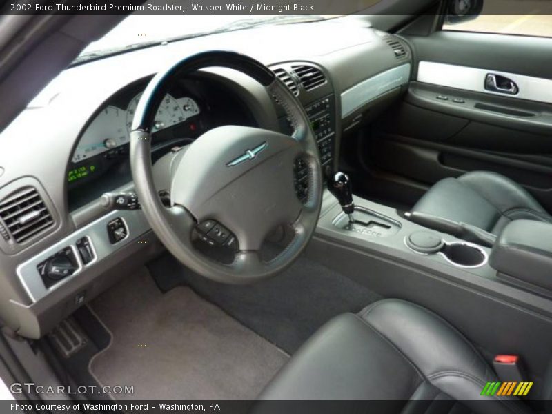  2002 Thunderbird Premium Roadster Midnight Black Interior