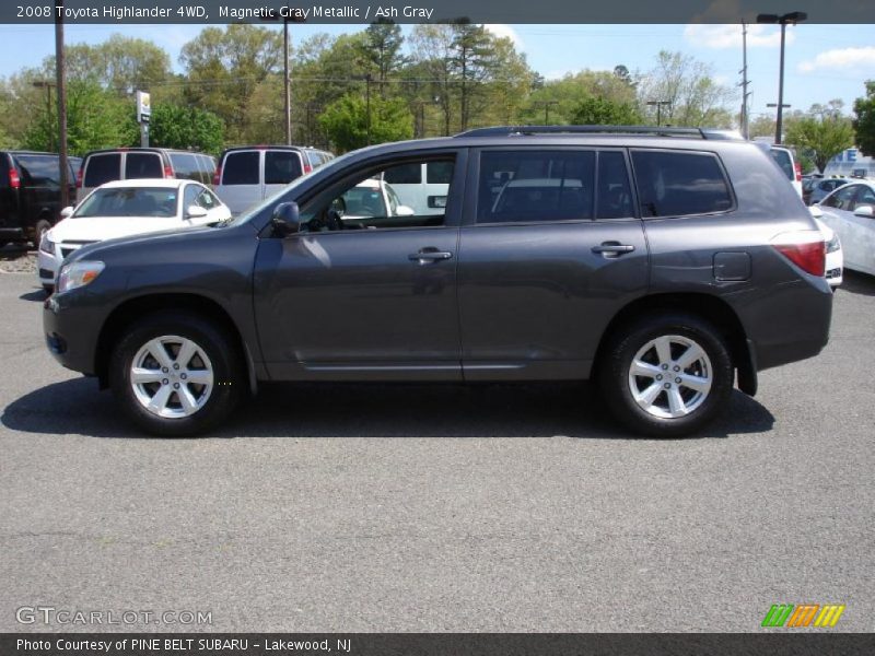 Magnetic Gray Metallic / Ash Gray 2008 Toyota Highlander 4WD