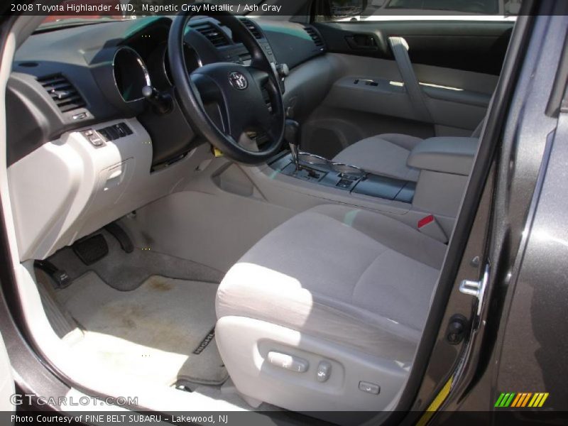 Magnetic Gray Metallic / Ash Gray 2008 Toyota Highlander 4WD