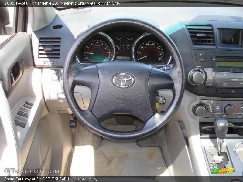 Magnetic Gray Metallic / Ash Gray 2008 Toyota Highlander 4WD