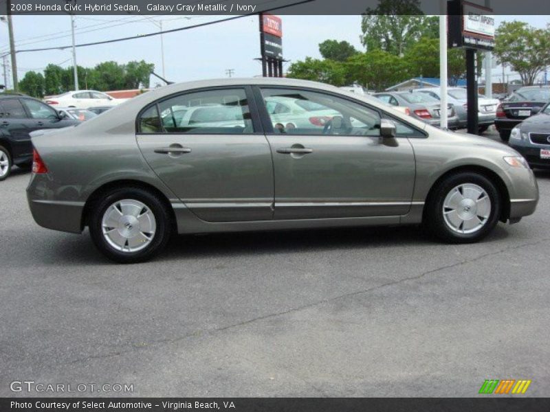 Galaxy Gray Metallic / Ivory 2008 Honda Civic Hybrid Sedan