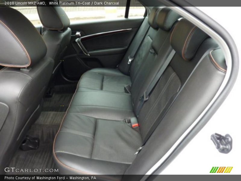 White Platinum Tri-Coat / Dark Charcoal 2010 Lincoln MKZ AWD