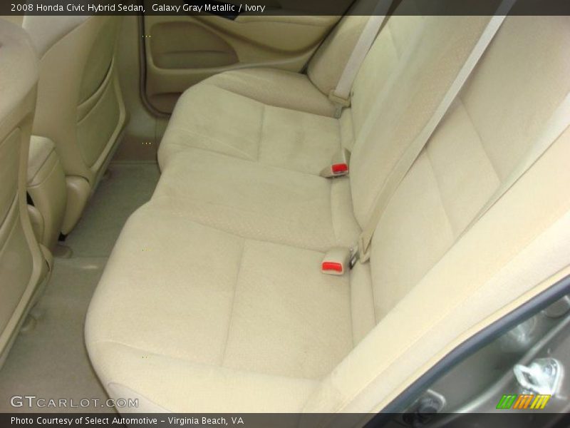Galaxy Gray Metallic / Ivory 2008 Honda Civic Hybrid Sedan