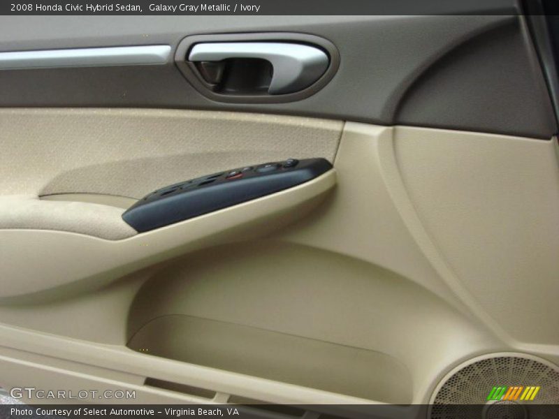 Galaxy Gray Metallic / Ivory 2008 Honda Civic Hybrid Sedan