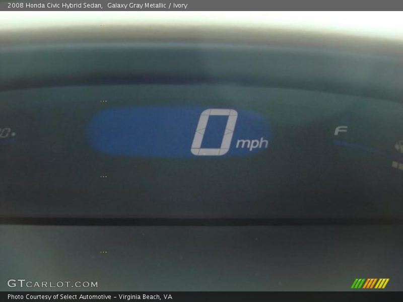 Galaxy Gray Metallic / Ivory 2008 Honda Civic Hybrid Sedan