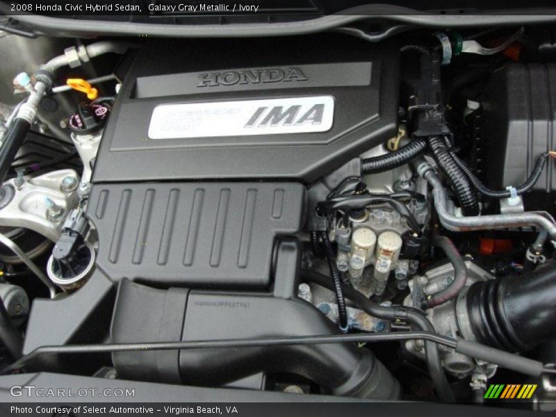 Galaxy Gray Metallic / Ivory 2008 Honda Civic Hybrid Sedan