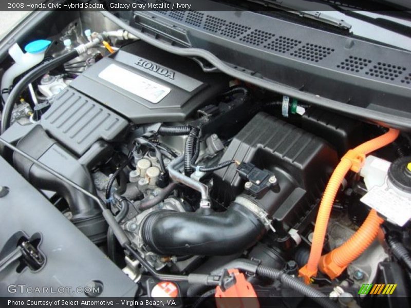 Galaxy Gray Metallic / Ivory 2008 Honda Civic Hybrid Sedan