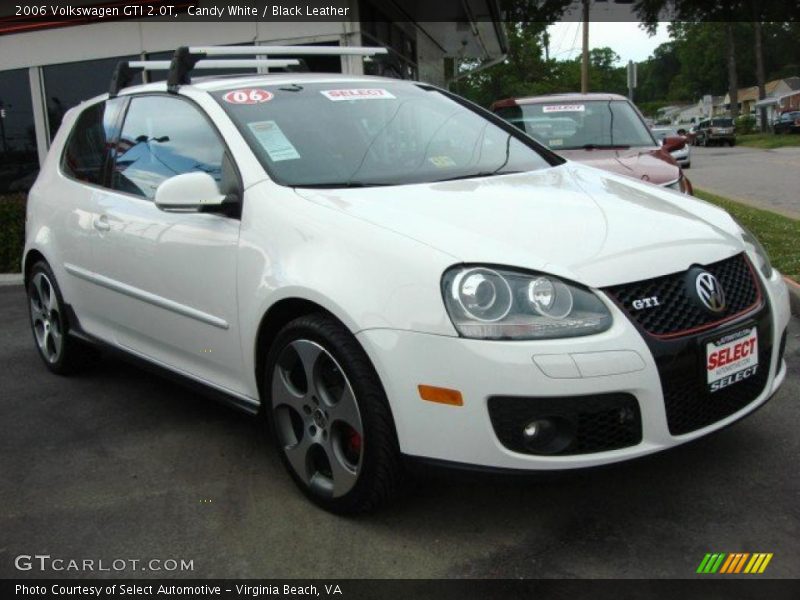 Candy White / Black Leather 2006 Volkswagen GTI 2.0T