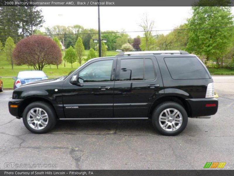 Black / Charcoal Black 2008 Mercury Mountaineer Premier AWD