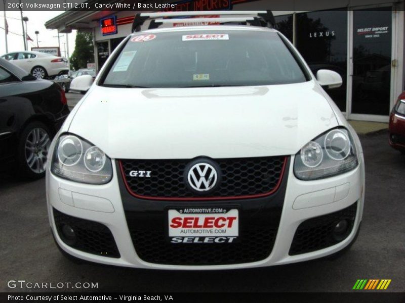 Candy White / Black Leather 2006 Volkswagen GTI 2.0T