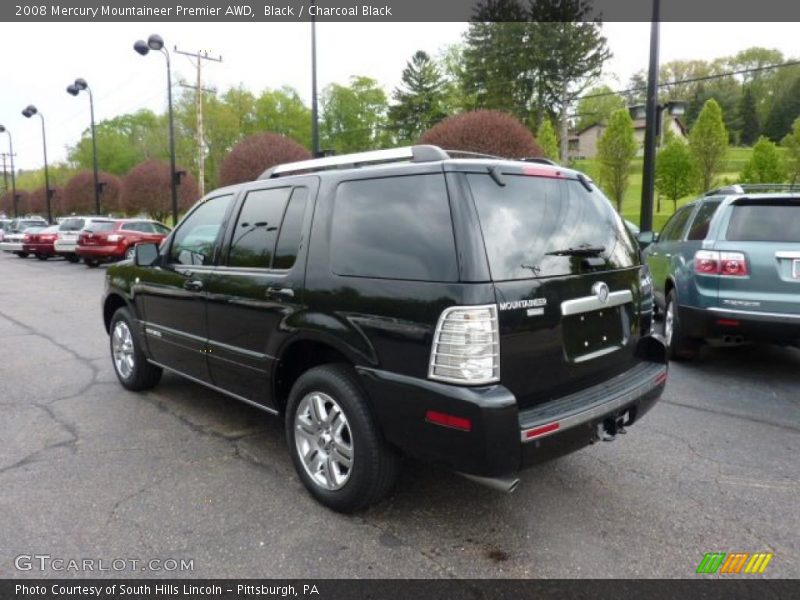 Black / Charcoal Black 2008 Mercury Mountaineer Premier AWD