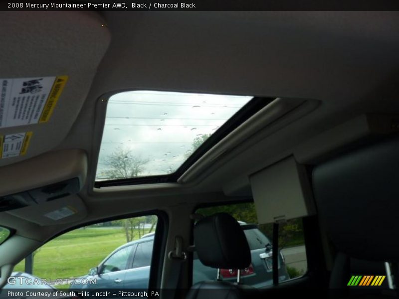 Black / Charcoal Black 2008 Mercury Mountaineer Premier AWD