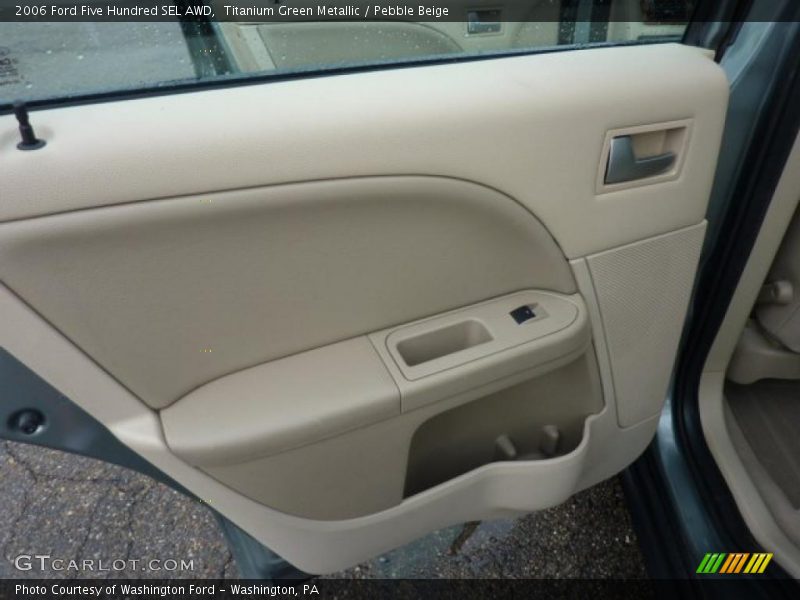Titanium Green Metallic / Pebble Beige 2006 Ford Five Hundred SEL AWD
