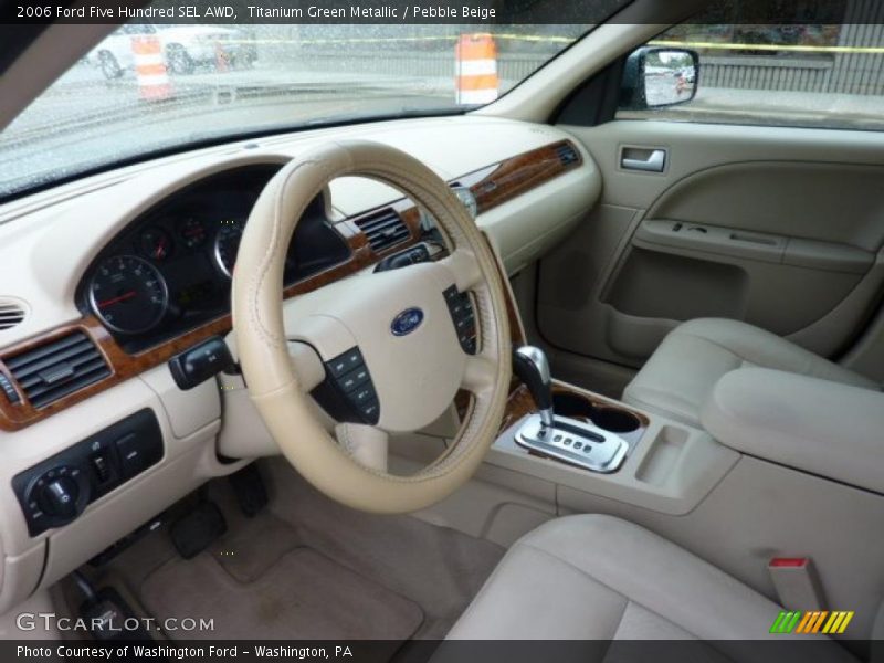 Titanium Green Metallic / Pebble Beige 2006 Ford Five Hundred SEL AWD