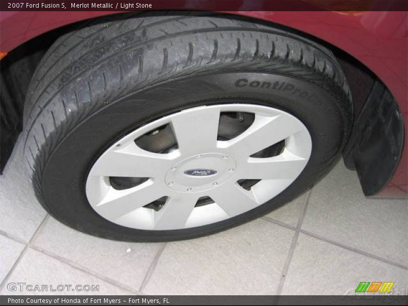 Merlot Metallic / Light Stone 2007 Ford Fusion S