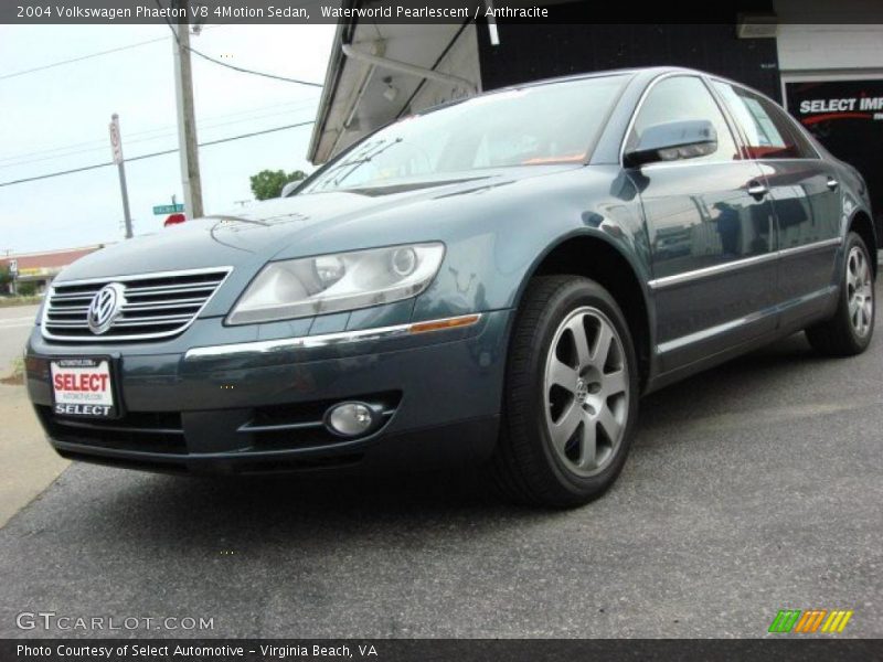 Waterworld Pearlescent / Anthracite 2004 Volkswagen Phaeton V8 4Motion Sedan