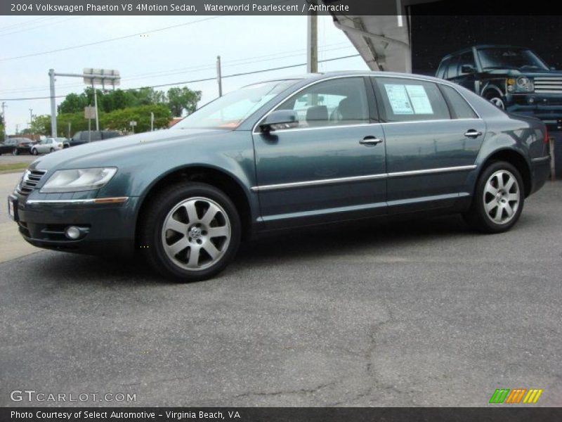 Waterworld Pearlescent / Anthracite 2004 Volkswagen Phaeton V8 4Motion Sedan