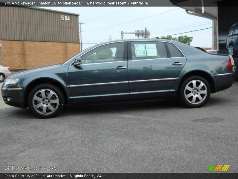 Waterworld Pearlescent / Anthracite 2004 Volkswagen Phaeton V8 4Motion Sedan