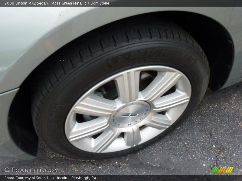Moss Green Metallic / Light Stone 2008 Lincoln MKZ Sedan