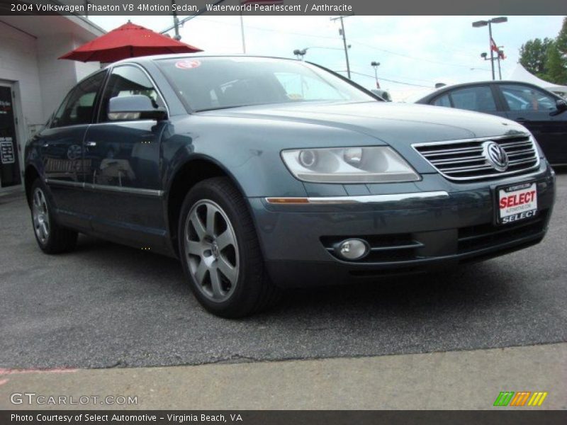 Waterworld Pearlescent / Anthracite 2004 Volkswagen Phaeton V8 4Motion Sedan