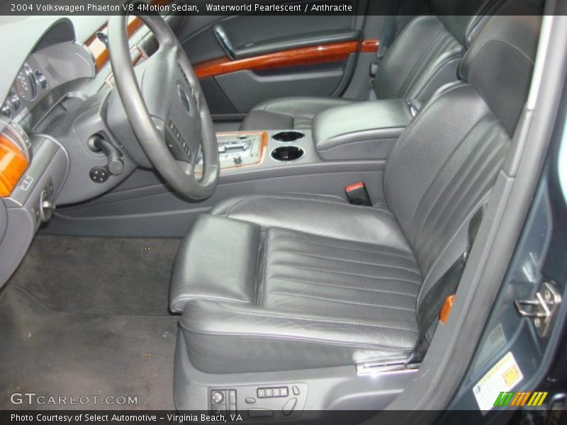  2004 Phaeton V8 4Motion Sedan Anthracite Interior