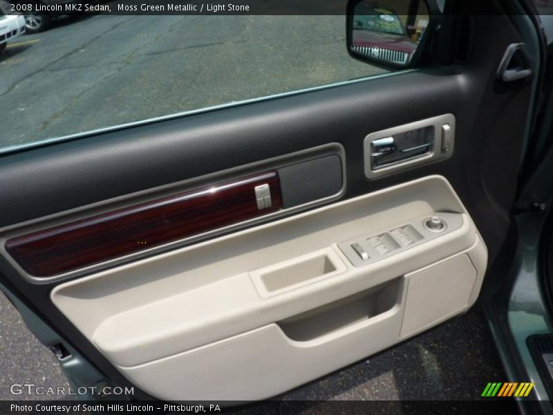 Moss Green Metallic / Light Stone 2008 Lincoln MKZ Sedan