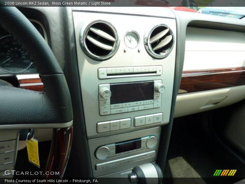 Moss Green Metallic / Light Stone 2008 Lincoln MKZ Sedan
