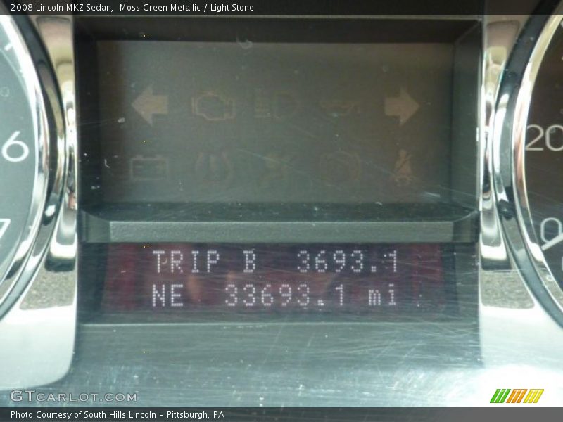 Moss Green Metallic / Light Stone 2008 Lincoln MKZ Sedan