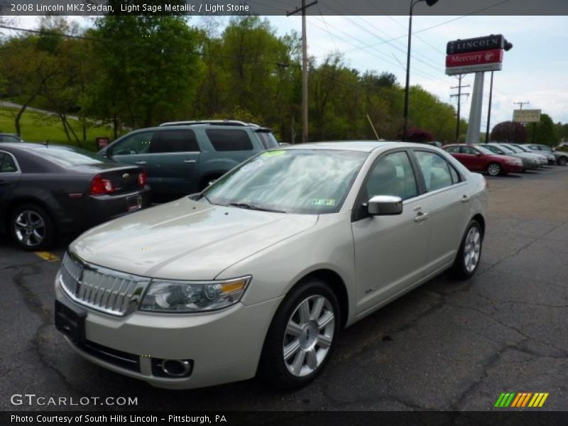 Light Sage Metallic / Light Stone 2008 Lincoln MKZ Sedan