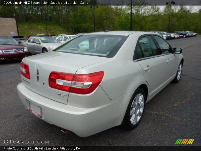 Light Sage Metallic / Light Stone 2008 Lincoln MKZ Sedan