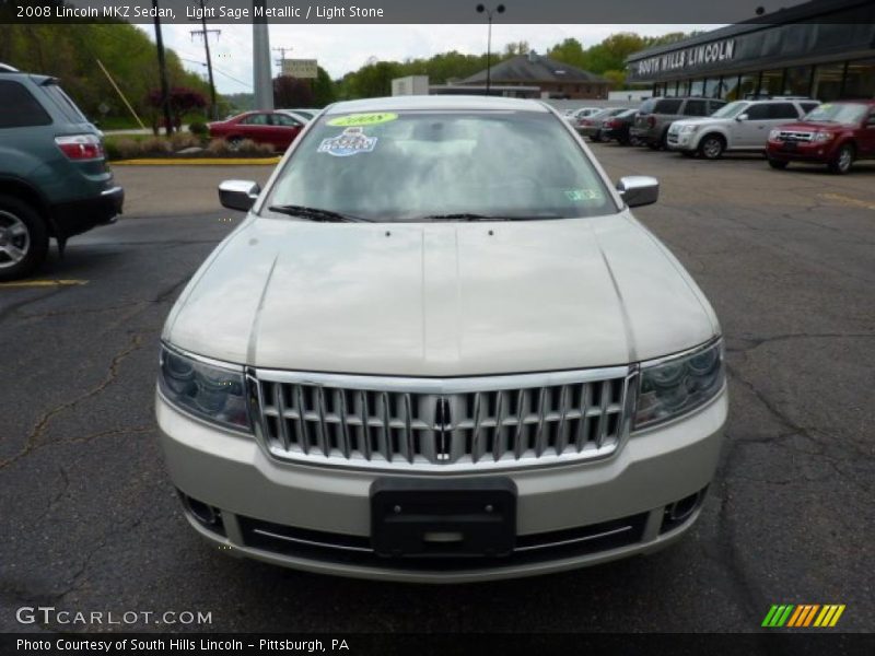 Light Sage Metallic / Light Stone 2008 Lincoln MKZ Sedan