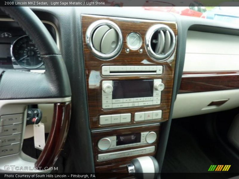 Light Sage Metallic / Light Stone 2008 Lincoln MKZ Sedan