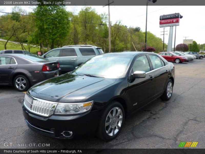 Black / Light Stone 2008 Lincoln MKZ Sedan