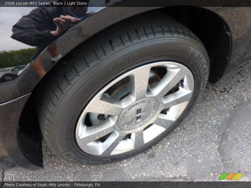 Black / Light Stone 2008 Lincoln MKZ Sedan