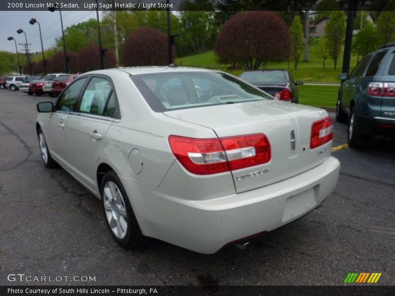 Light Sage Metallic / Light Stone 2008 Lincoln MKZ Sedan