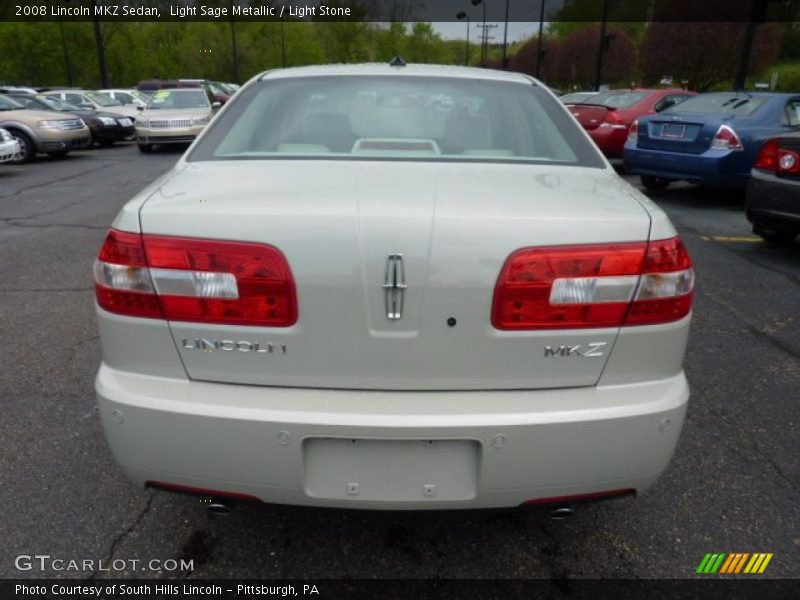 Light Sage Metallic / Light Stone 2008 Lincoln MKZ Sedan
