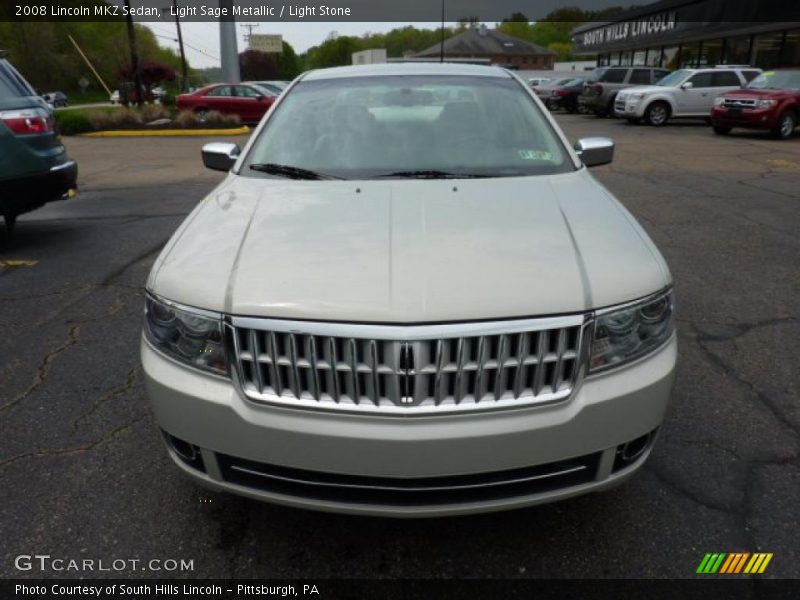 Light Sage Metallic / Light Stone 2008 Lincoln MKZ Sedan
