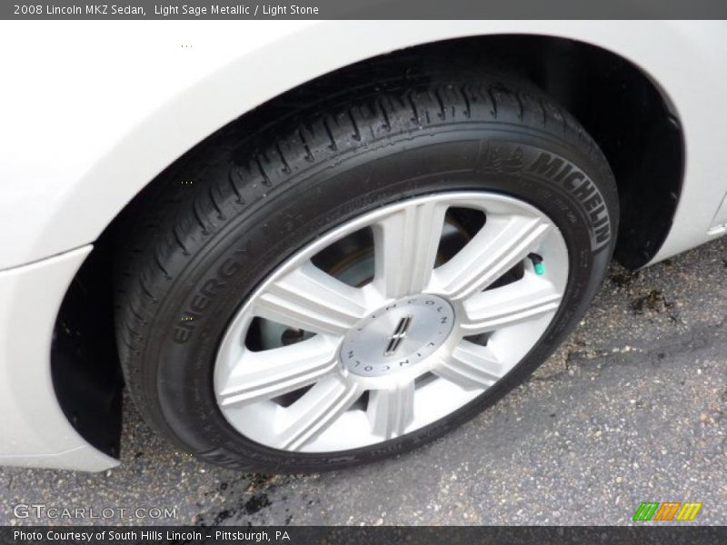 Light Sage Metallic / Light Stone 2008 Lincoln MKZ Sedan