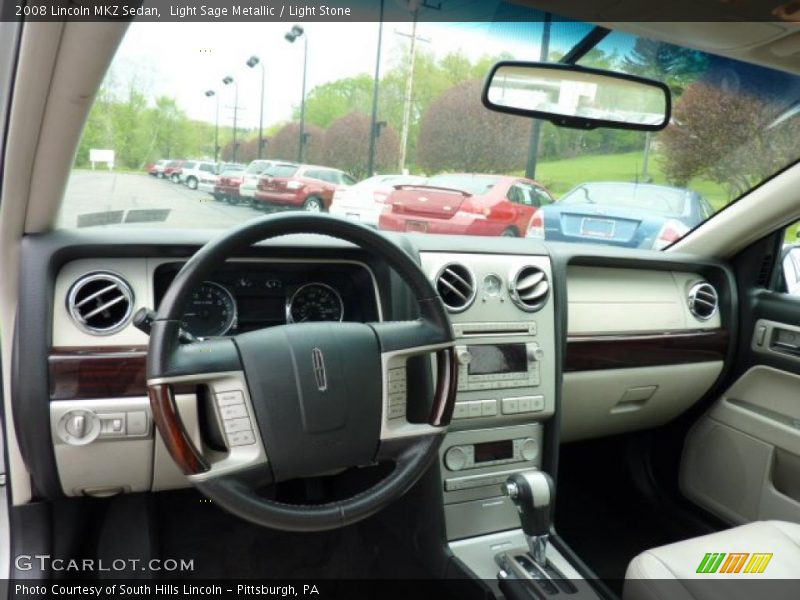 Light Sage Metallic / Light Stone 2008 Lincoln MKZ Sedan