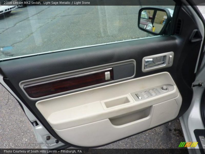 Light Sage Metallic / Light Stone 2008 Lincoln MKZ Sedan