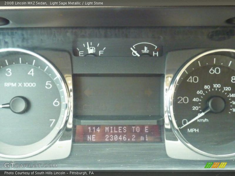 Light Sage Metallic / Light Stone 2008 Lincoln MKZ Sedan