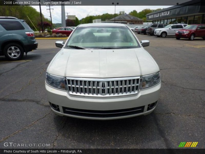 Light Sage Metallic / Sand 2008 Lincoln MKZ Sedan