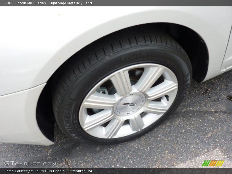 Light Sage Metallic / Sand 2008 Lincoln MKZ Sedan