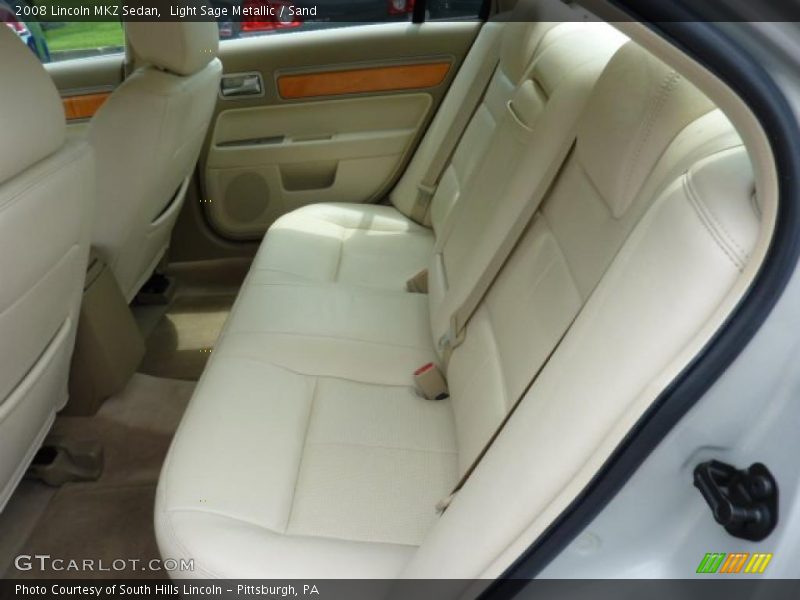 Light Sage Metallic / Sand 2008 Lincoln MKZ Sedan