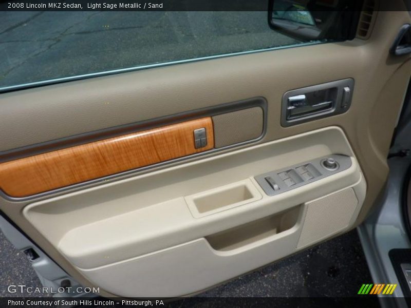 Light Sage Metallic / Sand 2008 Lincoln MKZ Sedan