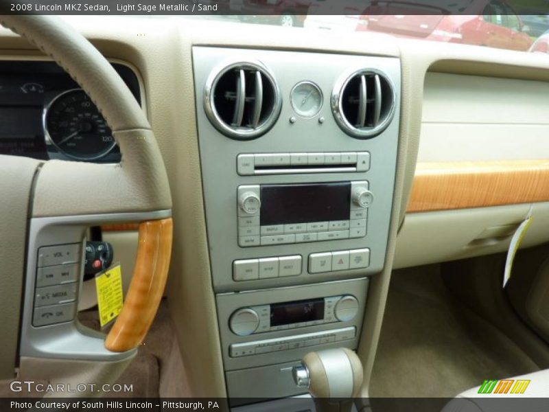 Light Sage Metallic / Sand 2008 Lincoln MKZ Sedan