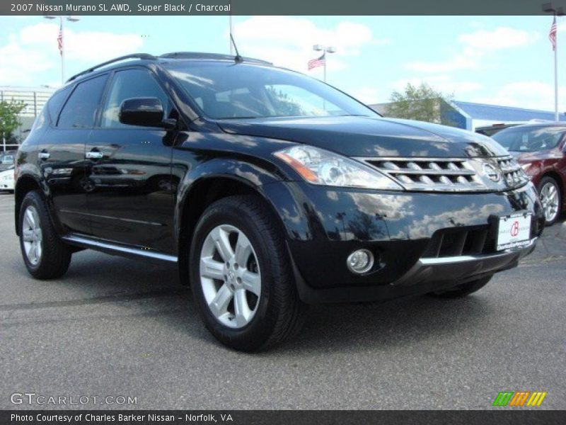 Super Black / Charcoal 2007 Nissan Murano SL AWD