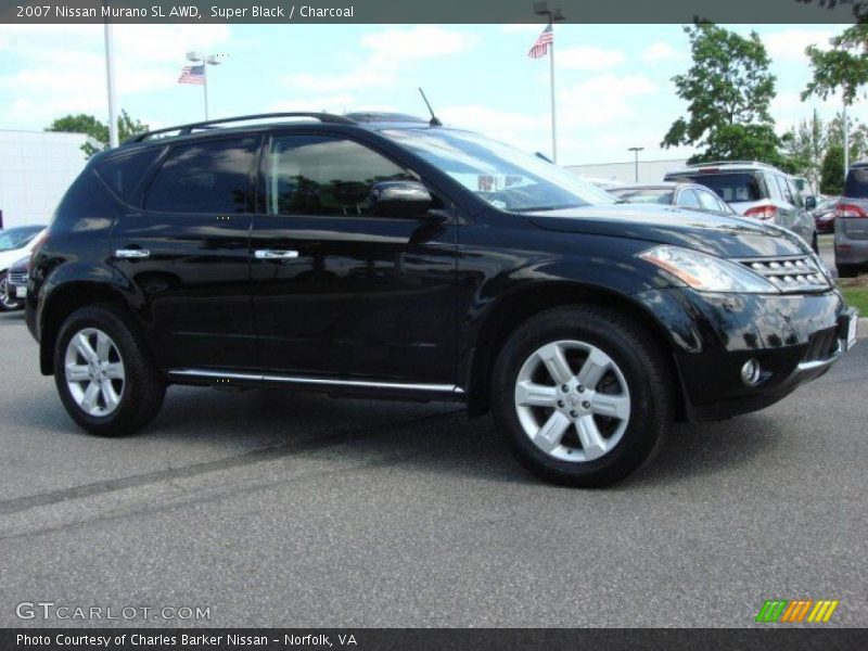 Super Black / Charcoal 2007 Nissan Murano SL AWD