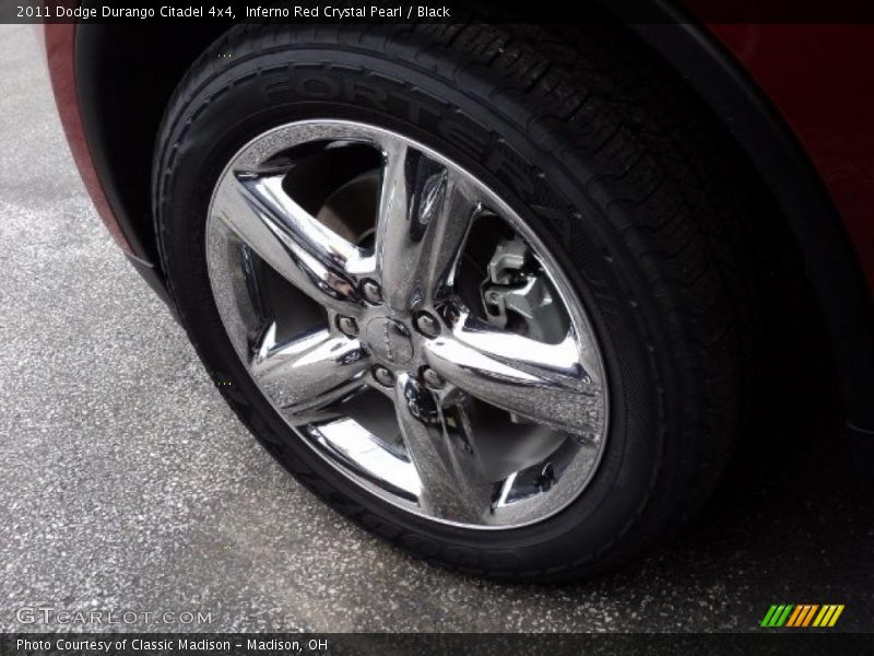 Inferno Red Crystal Pearl / Black 2011 Dodge Durango Citadel 4x4
