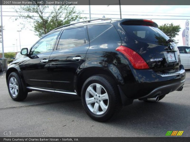 Super Black / Charcoal 2007 Nissan Murano SL AWD